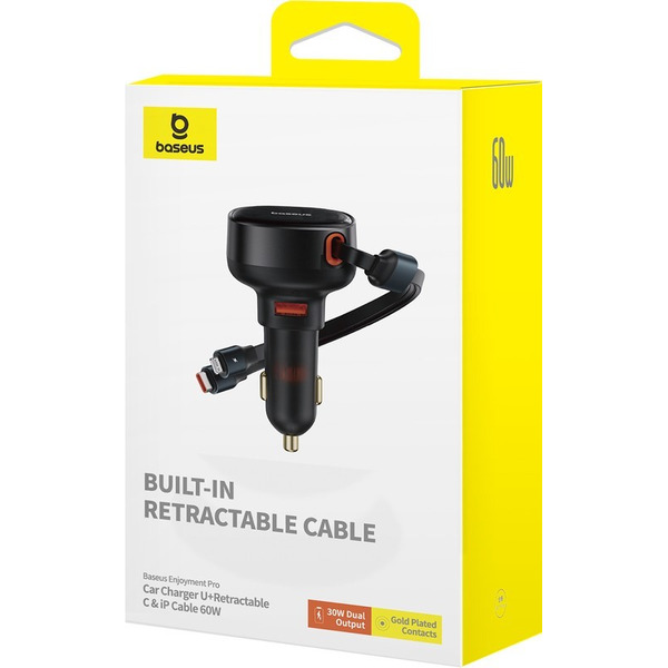 Автомобильное зарядное устройство Baseus C00057802111-02 Cluster Black
