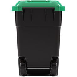 Контейнер для мусора Альтернатива М4663 65 л (черный/зеленый)