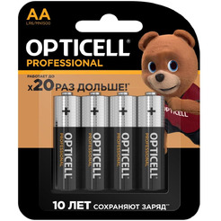 Батарейка Opticell Professional AA (4 шт)