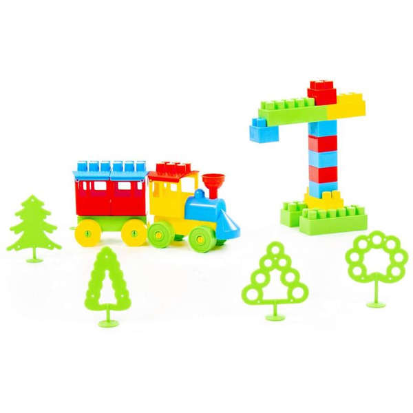 Конструктор Полесье "Строитель" (Макси, 253 элемента) 552