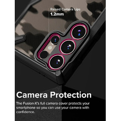 Чехол Ringke FUSION X для Galaxy S24 Ultra CAMO BLACK
