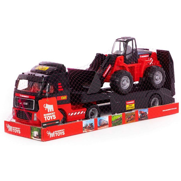 Автомобиль-трейлер + трактор-погрузчик Полесье 57105 204-03 MAMMOEТ