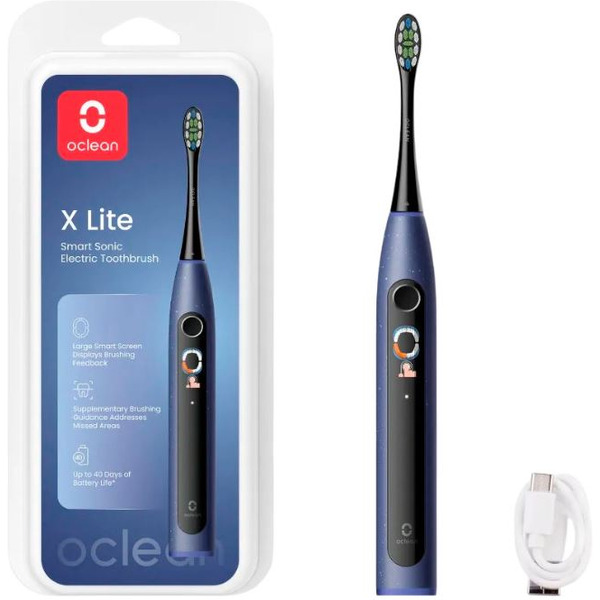 Электрическая зубная щетка Oclean X Lite (темно-синий)