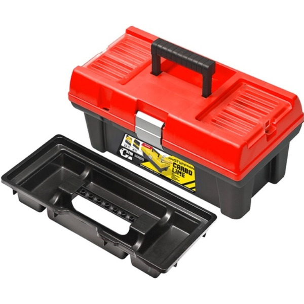 Ящик для инструментов PATROL Stuff Semi Profi CARBO 16" красный