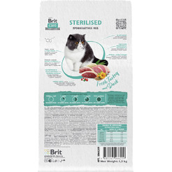 Сухой корм для кошек Брит Кеа Cat Sterilised Urinary Care с индейкой и уткой / 1067054 (400г)