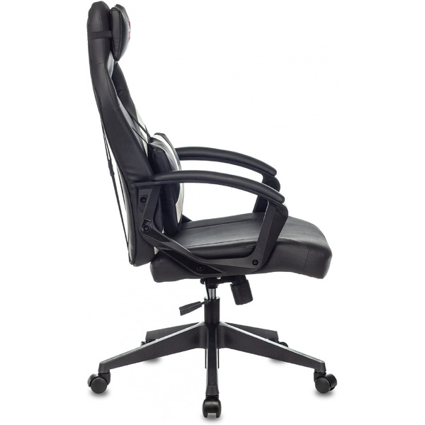 Кресло геймерское Бюрократ Zombie Driver (черный/белый)