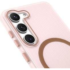 Задняя накладка CASE Translucent Strip Samsung Galaxy S23, золотой