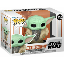 Фигурка Funko POP! Bobble Star Wars Mandalorian S10 Din Grogu with Armor 80004