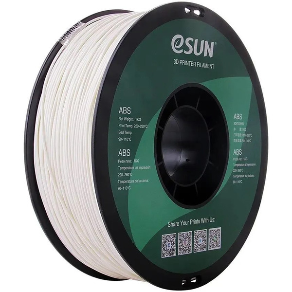 Пластиковая нить ESUN ABS 1.75 мм 1000 г (теплый белый)