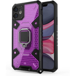 Бампер Bingo Space Capsule для APPLE iPhone 12 Фиолетовый