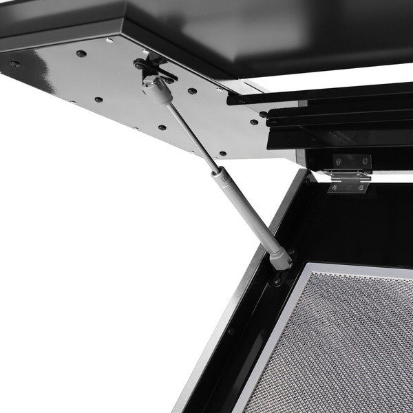 Вытяжка MAUNFELD MERSEY 90 (нержавеющая сталь\черное стекло)