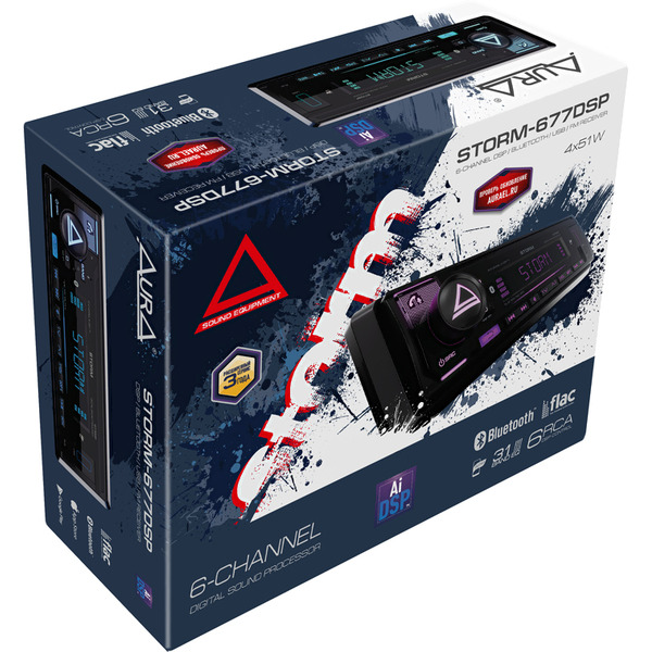 USB-магнитола Aura Storm-677DSP