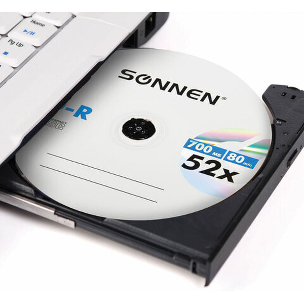 Комплект дисков CD-R Sonnen 700Mb 52x 25шт (513531)