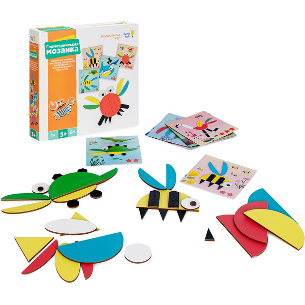 Настольная игра игра Genio Kids Геометрическая мозаика WGM
