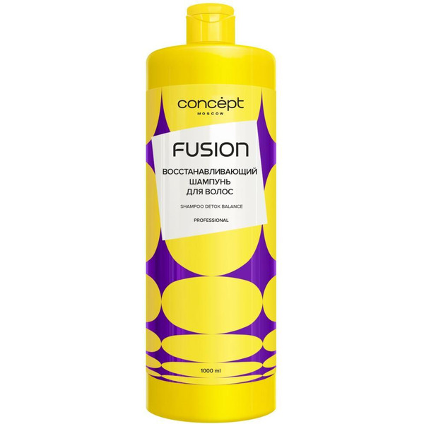 Шампунь CONCEPT Fusion для восстановления волос Detox balance, 1000 мл