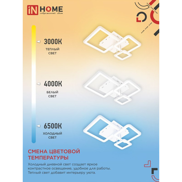 Светильник светодиодный IN HOME ELEGANT ARISTO-W (4690612047270)