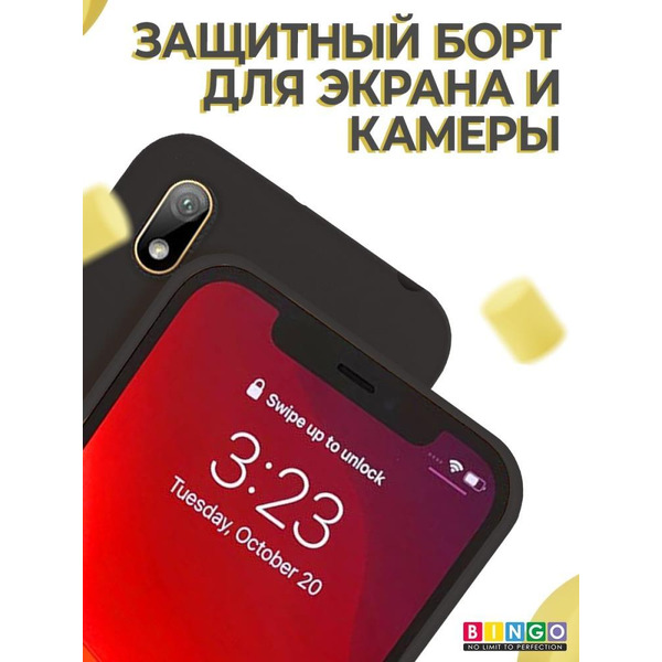 Бампер Bingo Liquid TPU для HUAWEI Y5 2019 (Honor 8S) Черный