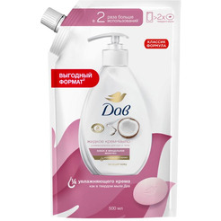 Жидкое крем-мыло DOVE Кокос и миндальное молочко 500 мл