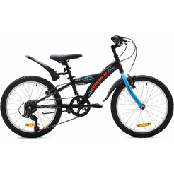 Велосипед Favorit Meteor 20 V (черный/синий)