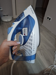 Утюг POLARIS PIR 2860AK 3m (белый/синий)