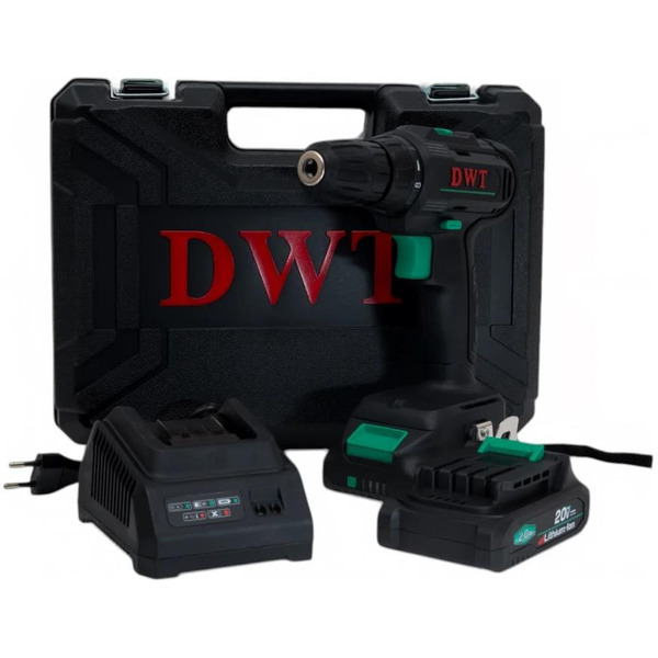 Дрель-шуруповерт DWT ABSP-20 NF-2 BMC (с 2-мя АКБ, кейс)