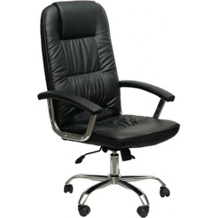 Кресло офисное King Style ATL-1 Asante PU Chrome (экокожа, черный)