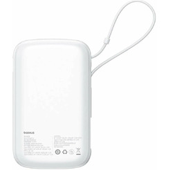 Внешний аккумулятор Baseus Qpow Pro+ Digital Display Fast Charge 22.5W 10000mAh P10067101213-00 (белый)