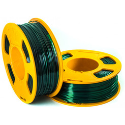 Пластиковая нить U3Print GF PETG 1,75 мм 1000 г (изумрудный, светопропускающий)