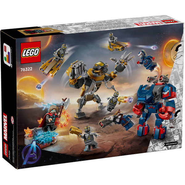 Конструктор LEGO Marvel 76322 Мстители: Финал Тор против Читаури