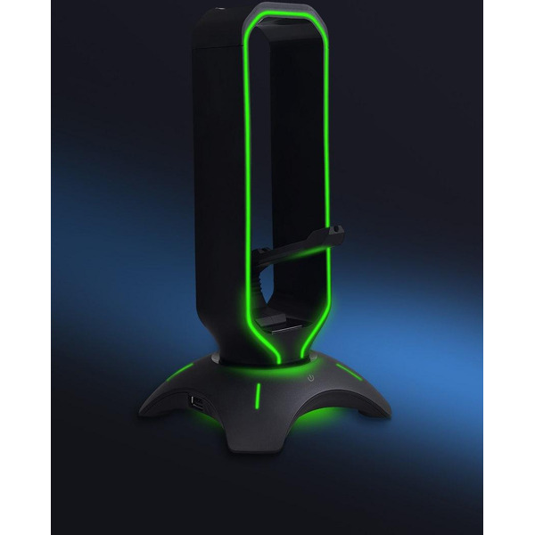 Подставка для наушников с USB-концентратором Evolution HS01HR