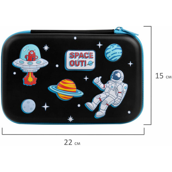 Пенал BRAUBERG KIDS 271556 (1 отделение, 1 откидная планка, 22х15х4см)