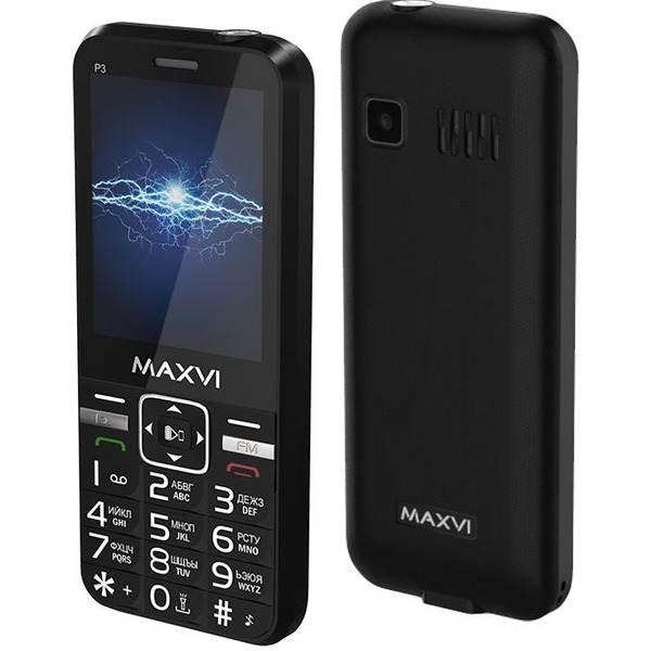 Мобильный телефон Maxvi P3 (черный)