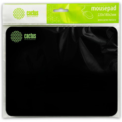 Коврик для мыши Cactus Black CS-MPC-P01XS