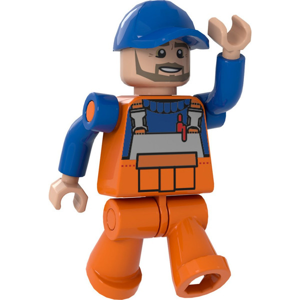 Конструктор Brick Labs Городская техника Подметальная машина и грузовик AB-1325