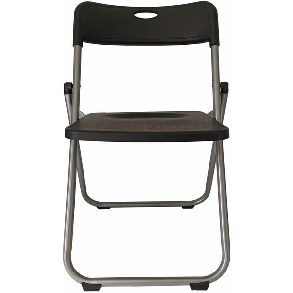 Стул складной BRABIX Golf Lite CF-017 (серебристый каркас, пластик чёрный) 532895