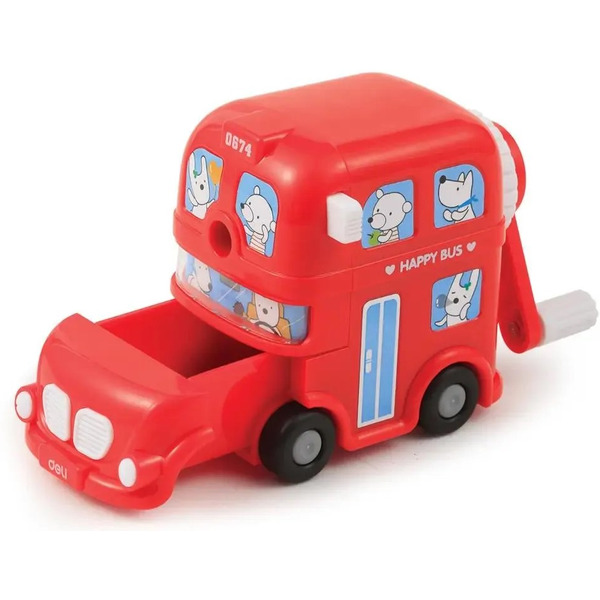 Точилка Deli BUS E0674 (ассорти)