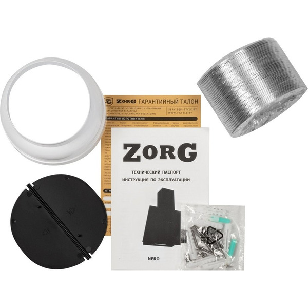 Вытяжка кухонная ZORG NERO 1260 60 S WH