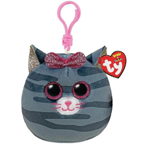 Игрушка-брелок Ty Squishy Beanies Кошка Kiki 39565