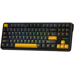 Клавиатура AULA F87 (черный/темно-синий/оранжевый)