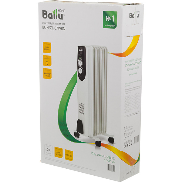 Масляный радиатор Ballu BOH/CL-07WRN