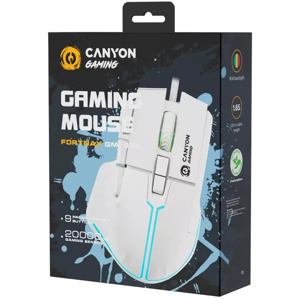 Мышь Canyon Fortnax GM-636 (белый)