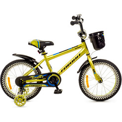Детский велосипед Favorit Sport 16 SPT-Y16GN (лайм)