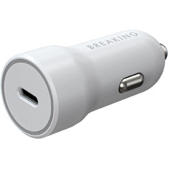 Автомобильное зарядное устройство Breaking A02 (белый)