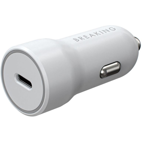 Автомобильное зарядное устройство Breaking A02 (белый)