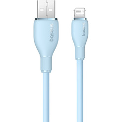 Кабель Baseus Pudding Series USB Type-A - Lightning (P10355700311-00) 1.2 м, голубой