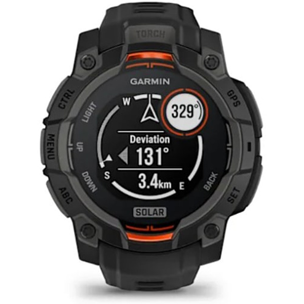 Умные часы Garmin Instinct 3 Solar 45 мм (черный)