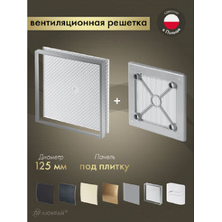 Решетка с панелью Awenta RW125sz-PI125