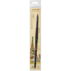 Кисть художественная профессиональная BRAUBERG Art Classic Белка 8 200914 (круглая)