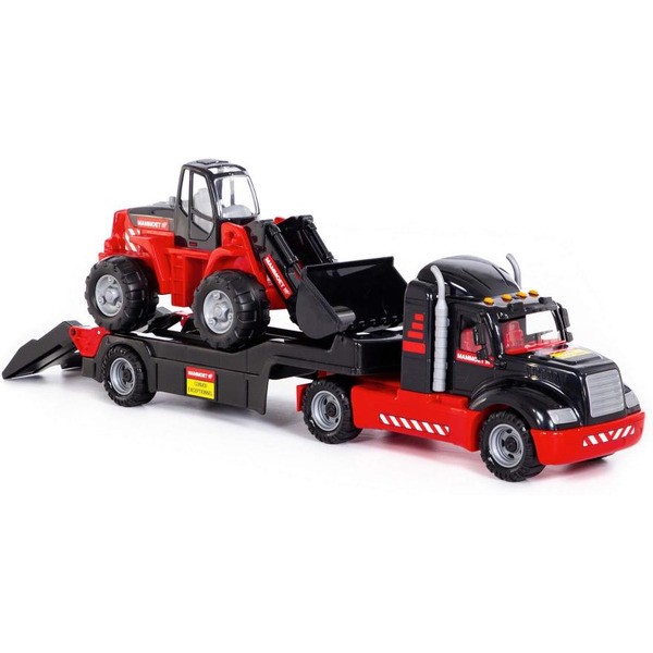 Автомобиль-трейлер + трактор-погрузчик Полесье 57129 206-03 MAMMOET