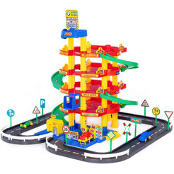 Паркинг Полесье Паркинг 5-уровневый с дорогой и автомобилями 38104